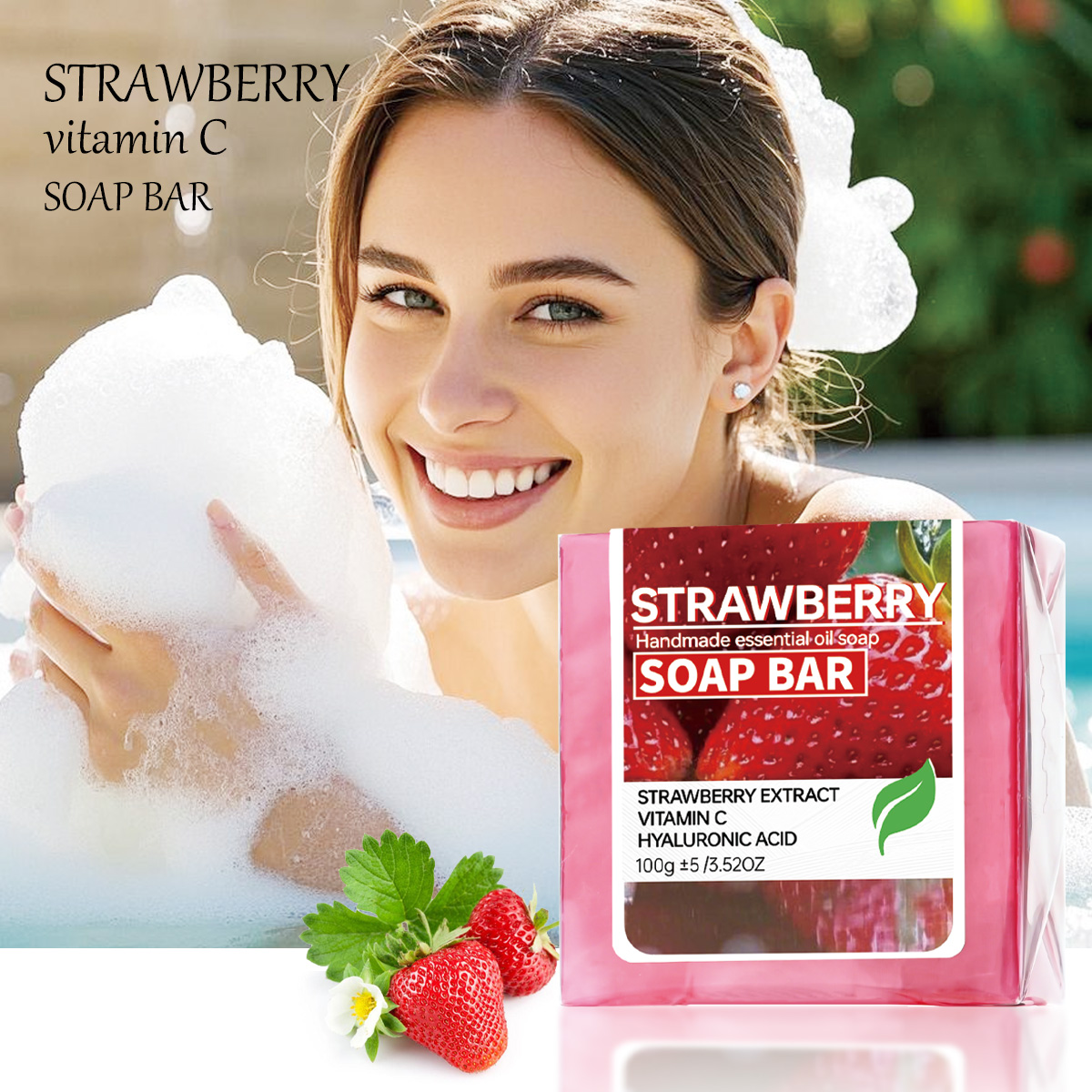 Soap Making Essential Oils - Jabón Artesanal de Puré de Fresa