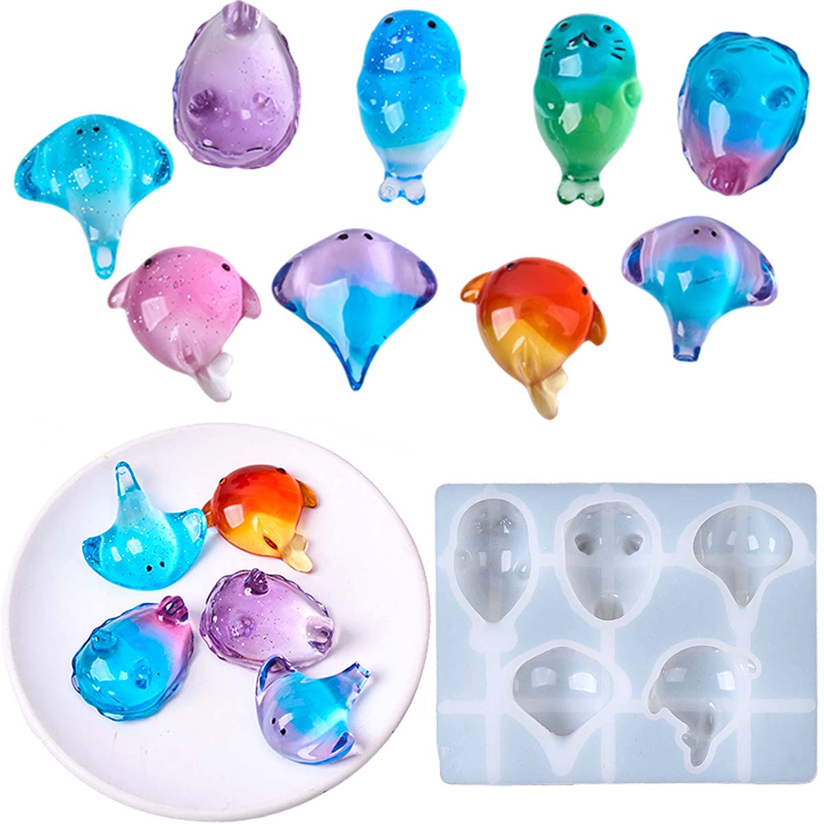 Soap Making Organic - Molde de silicona 3D de rayo