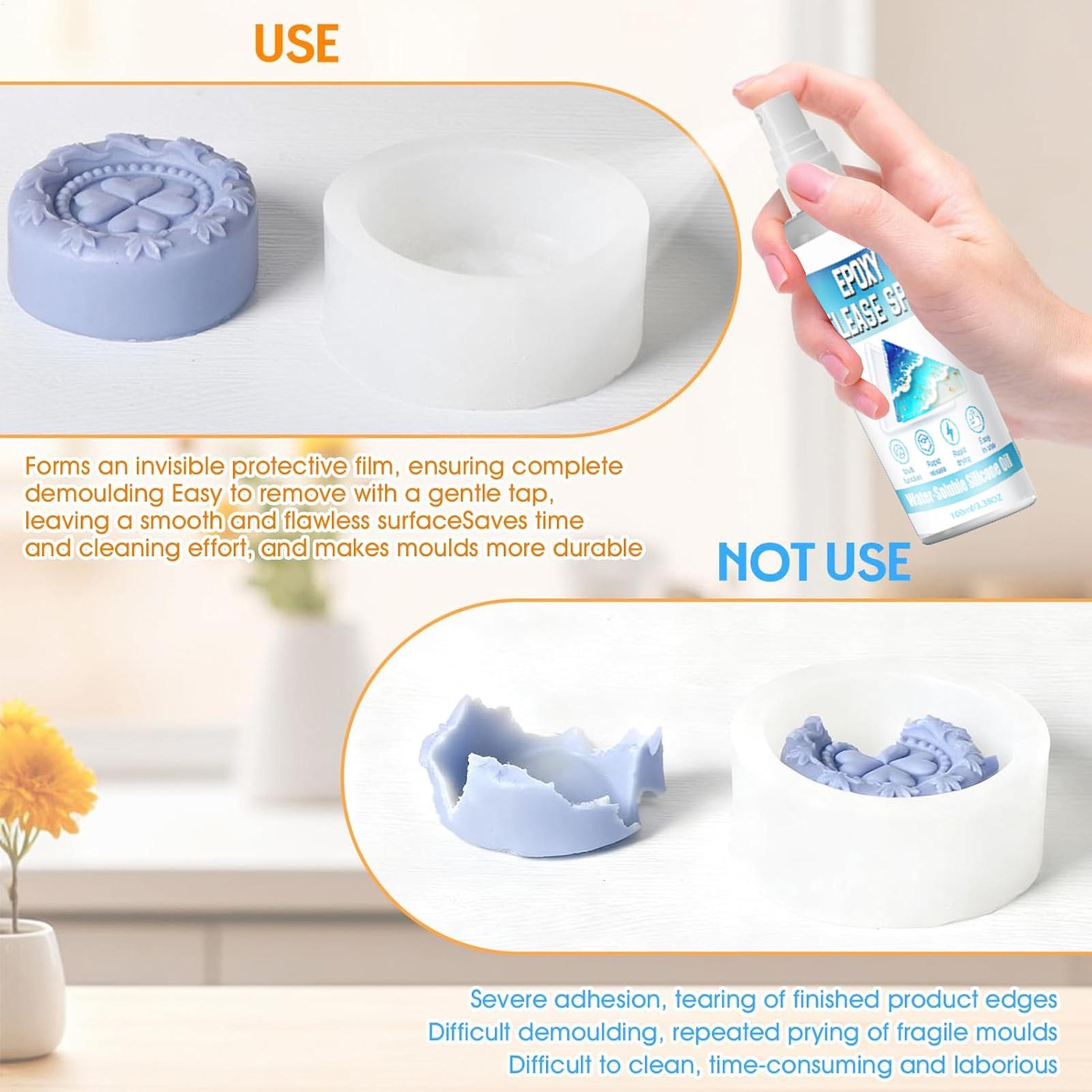 Spray Desmoldante de Silicona, - Soap Making Organic reseña y precio